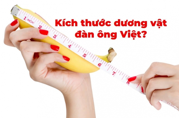 Kích thước dương vật người Việt Nam